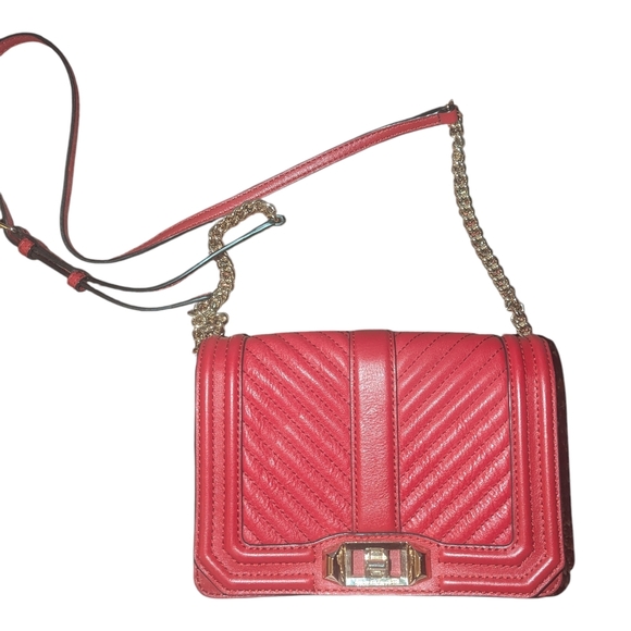 Rebecca Minkoff Red Quilted Crossbody Bag - Picture 2 of 8